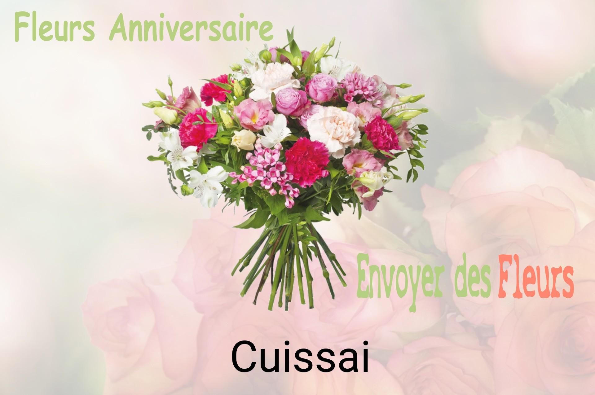 Bouquet de fleurs d’anniversaire livré à Cuissai